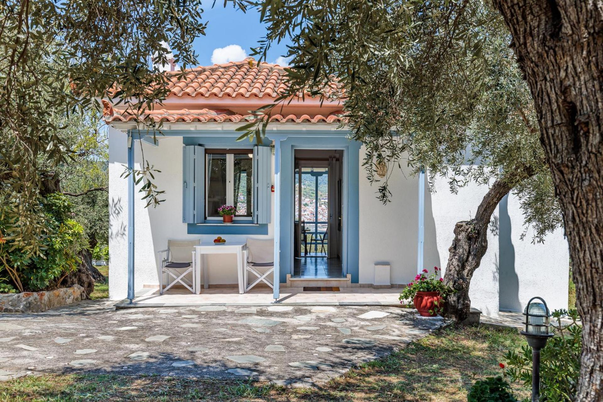 Anesis Apartment 2 Fireplace Skopelos Town Bagian luar foto